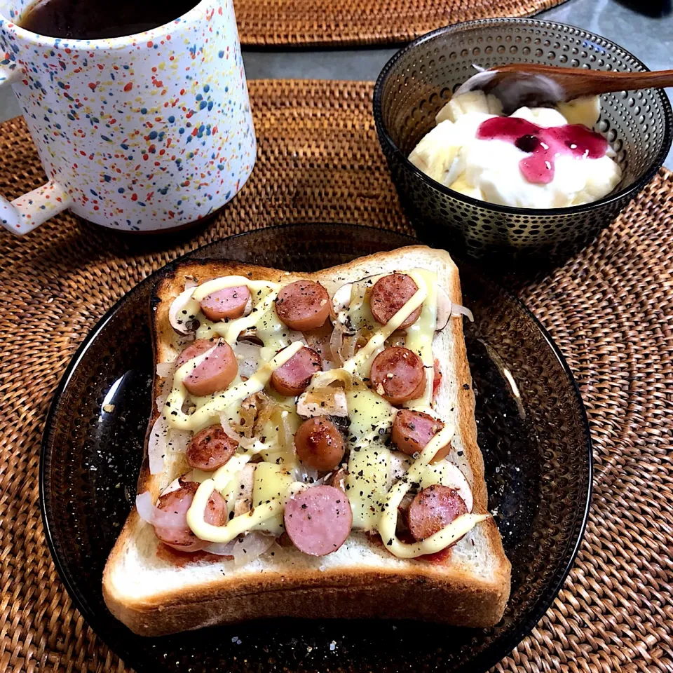 Snapdishの料理写真:朝ごぱん# #朝ごぱん # #辻和金網|nao子さん