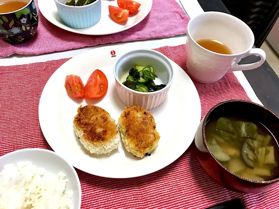 カレーコロッケのご飯|みよさん