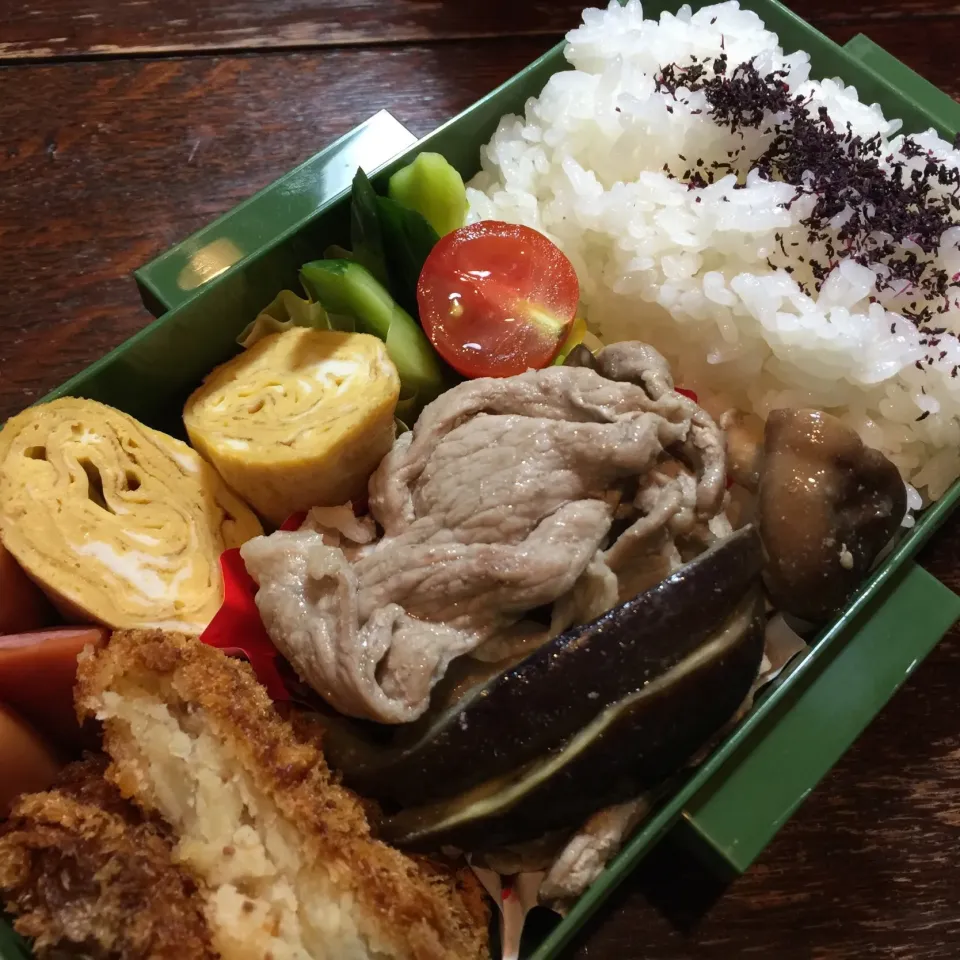 Snapdishの料理写真:2018.6.21  息子の弁当|miharu♡さん