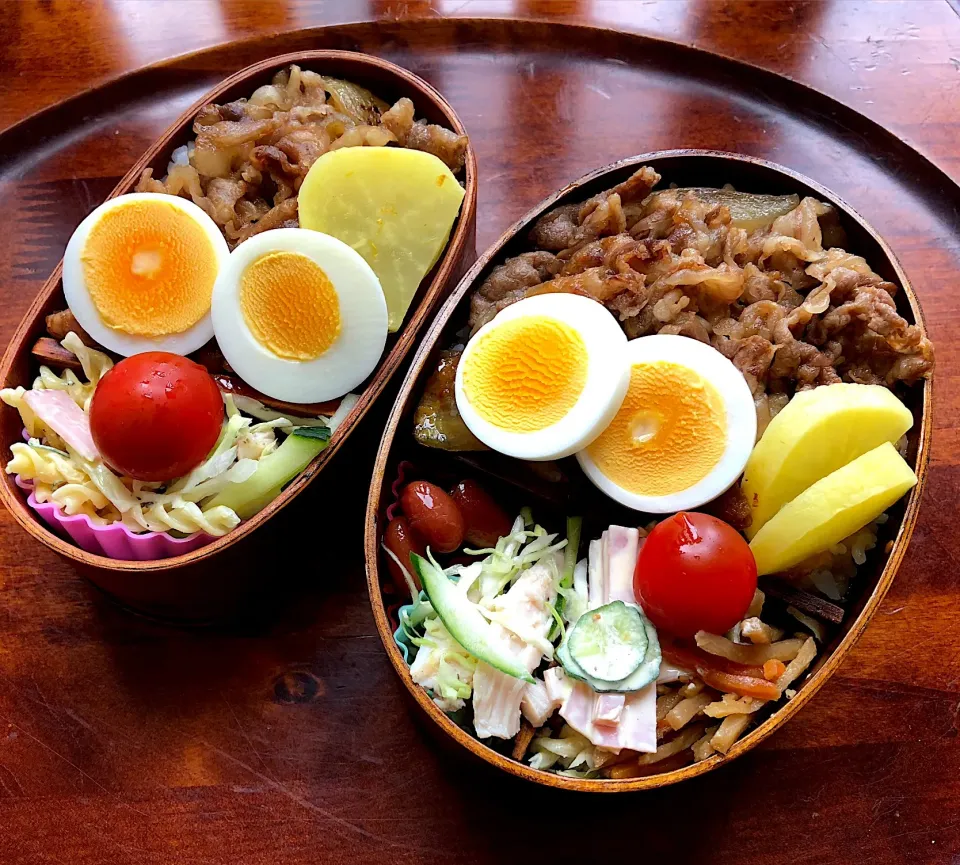 本日もお弁当🍱焼肉丼弁当🍙 #わっぱ弁当  #わっぱ弁当  #焼肉弁当  #マカロニサラダ  #キャベツ  #セゾンファクトリー|Yukie  Toriseさん