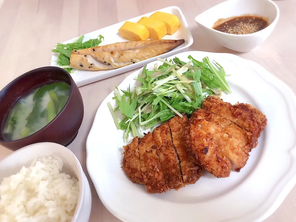 とんかつおうち定食❥❥❥|융태지ෆ⃛さん