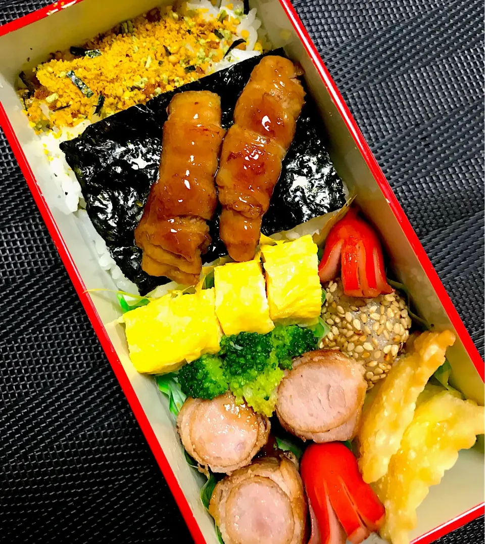 JK姉のウィンナー肉巻き弁当|mamacatさん