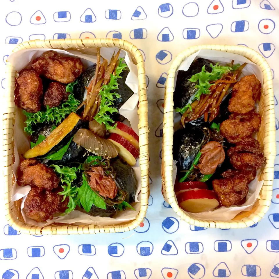 Snapdishの料理写真:#vegan弁当  #おにぎり🍙  #パッカンおにぎり  #網代弁当|makiko_aさん