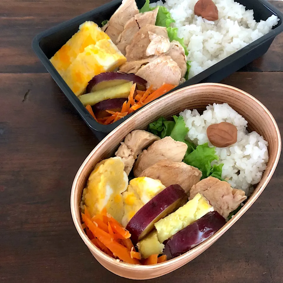 6/22 おべんと
 #お弁当  #高校生男子弁当  #お弁当記録  #つくりおき弁当  #男子高校生弁当  #サラダチキン弁当  #曲げわっぱ弁当|akikoさん