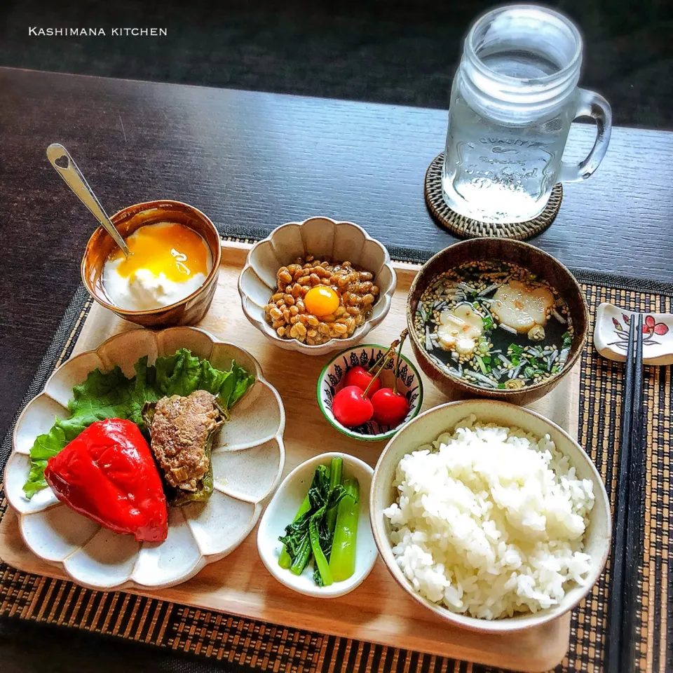 朝ご飯🍚🥢|Kashimanakitchenさん