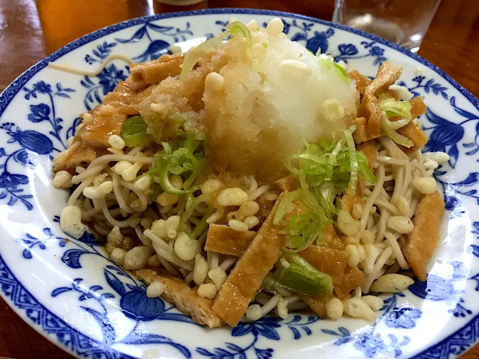 Snapdishの料理写真:刻みきつね蕎麦|さんだーさん