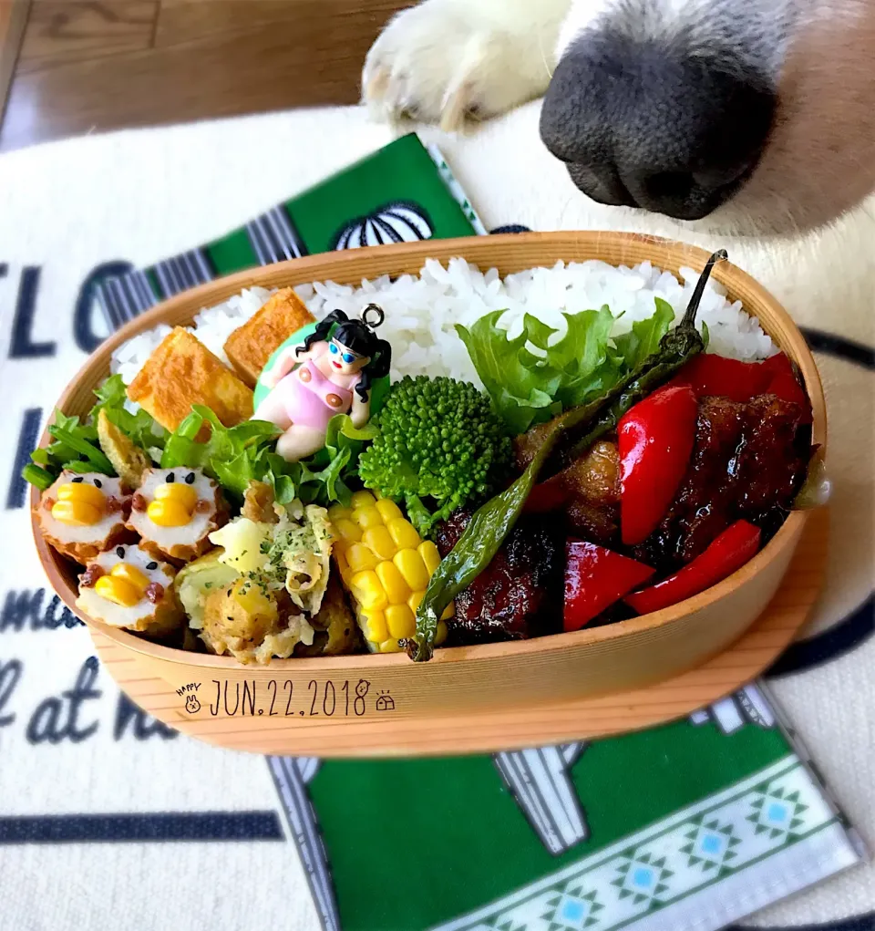 Snapdishの料理写真:男子高校生弁当|mikiさん