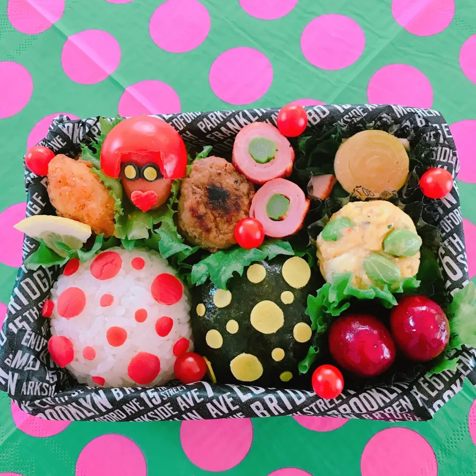 Snapdishの料理写真:☆水玉弁当☆|chikakoさん