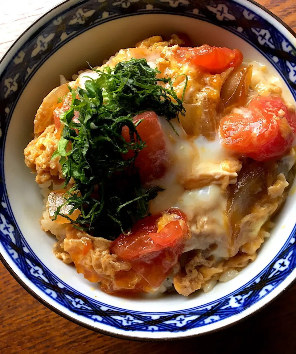 トマトたまごとろり丼|Mami  Taniuchiさん