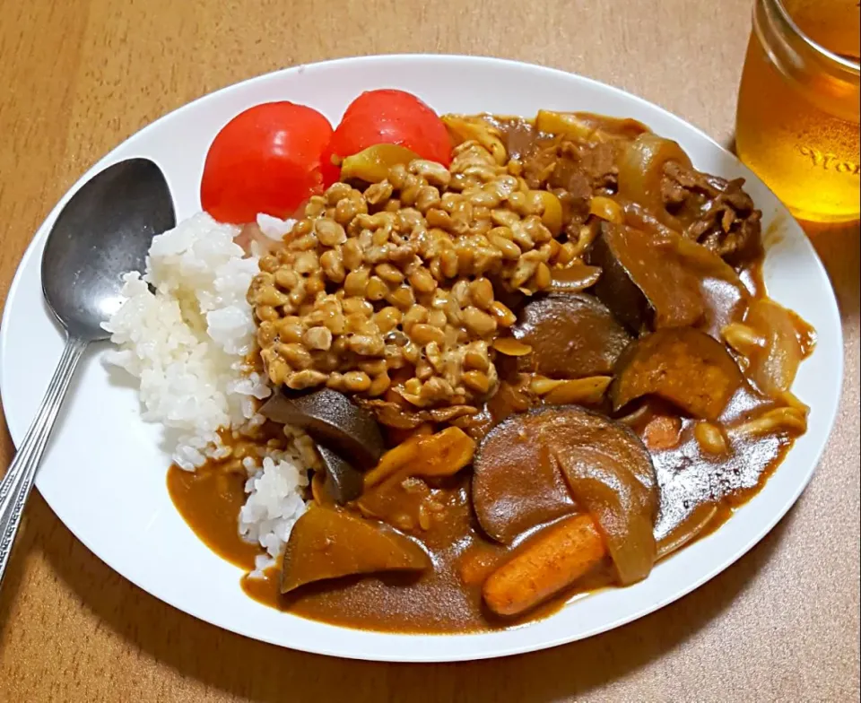 看護の合間に作って食べたカレー|ナナさん