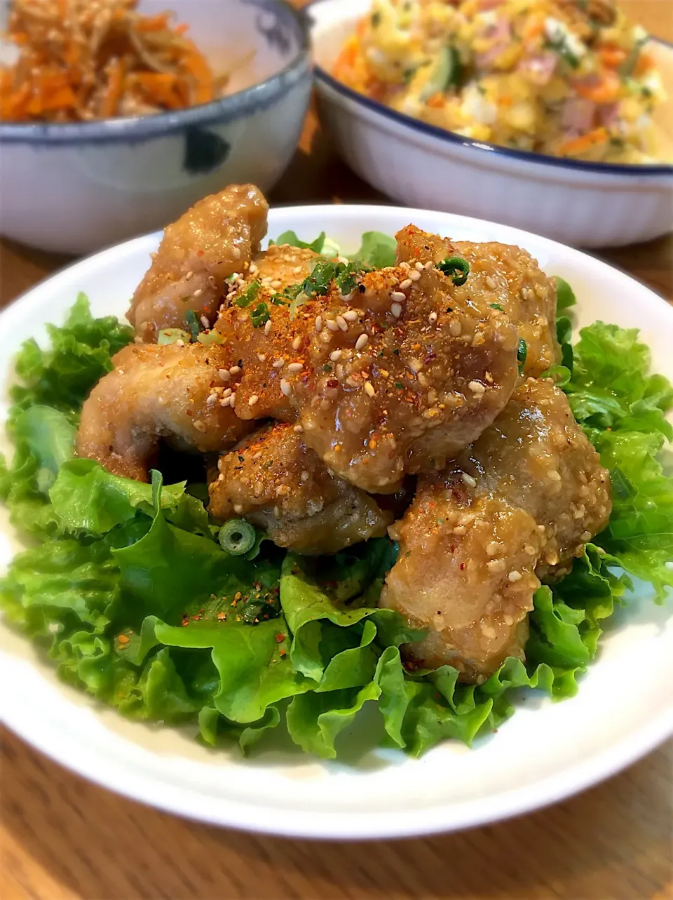 優雨さんの   ゴマ味噌マヨ唐揚げ|まつださんさん