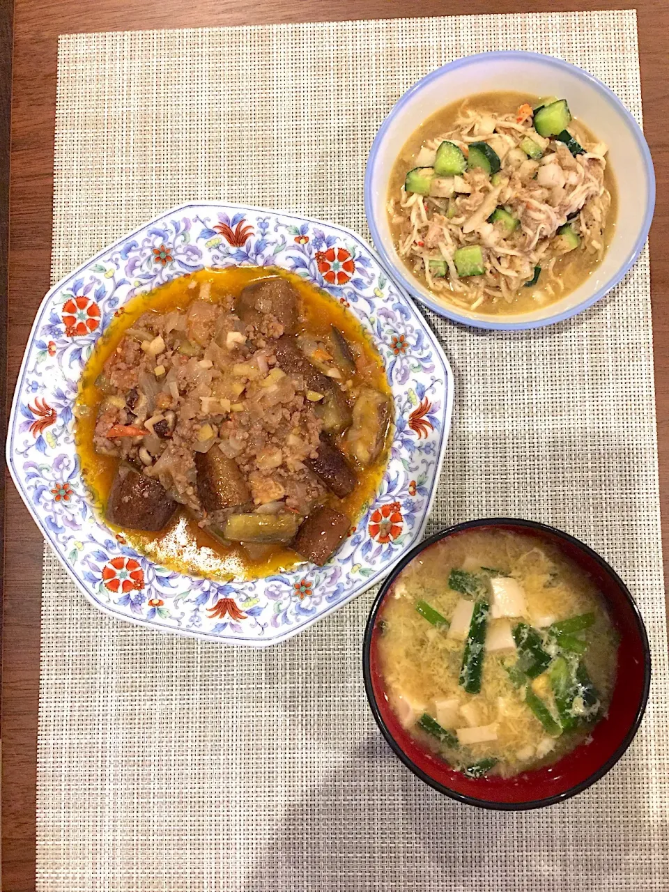 茄子とミンチ、トマトの煮込み|浜@ちゃんさん