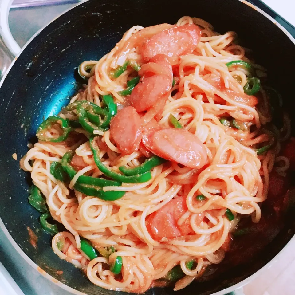 #ナポリタン #ケチャップ #パスタ #ランチ|mame_さん