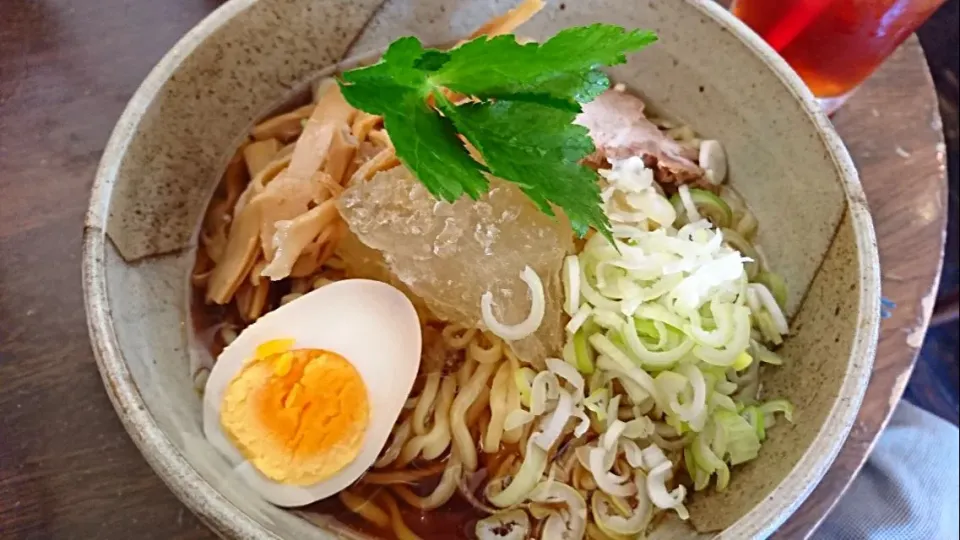 Snapdishの料理写真:プルーカフェ 山形水ラーメン|りくさん