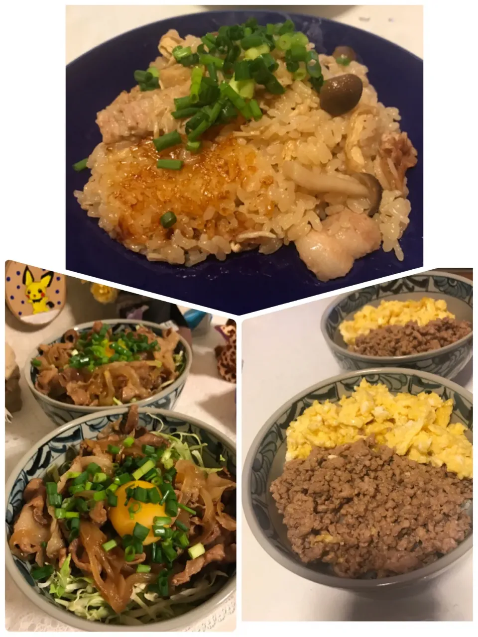 Snapdishの料理写真:丼丼どーん💕ある日のごはんものたち|ちゃーさん