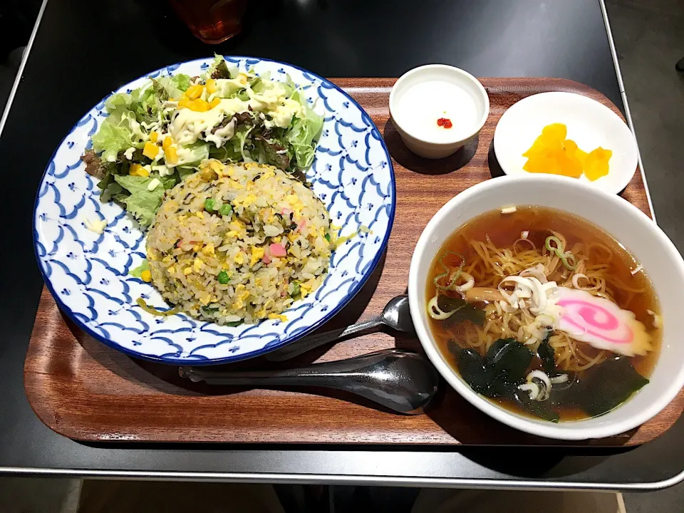 高菜チャーハン・半ラーメンセット|しのぶさん