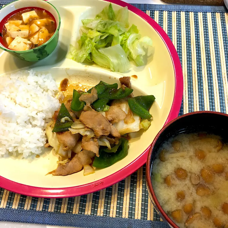 回鍋肉定食♡2018/06/23|ちび太さん