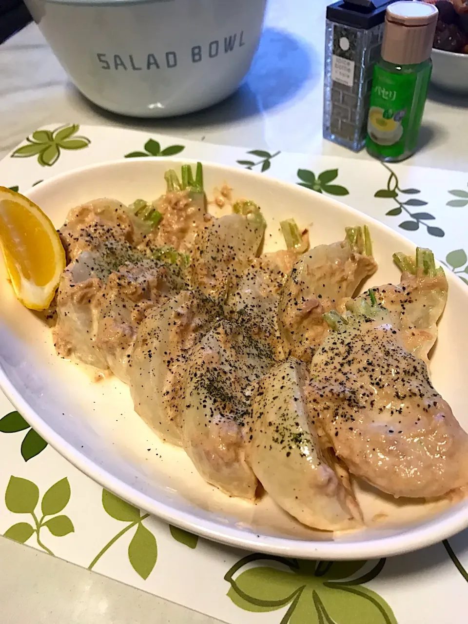 Snapdishの料理写真:カブとツナのホットマヨサラダ🥗|ちゃーさん