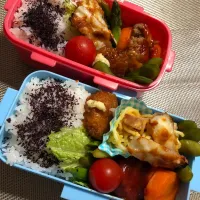 Snapdishの料理写真:お子様ランチみたいなお弁当😅|tetenonさん