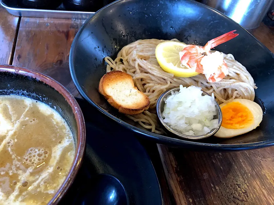 Snapdishの料理写真:濃厚海老つけ麺
（限定20食）|Hiro Yanさん