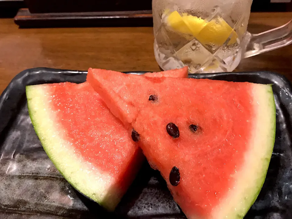 Snapdishの料理写真:#初物  #スイカ🍉|Nao K. Tさん