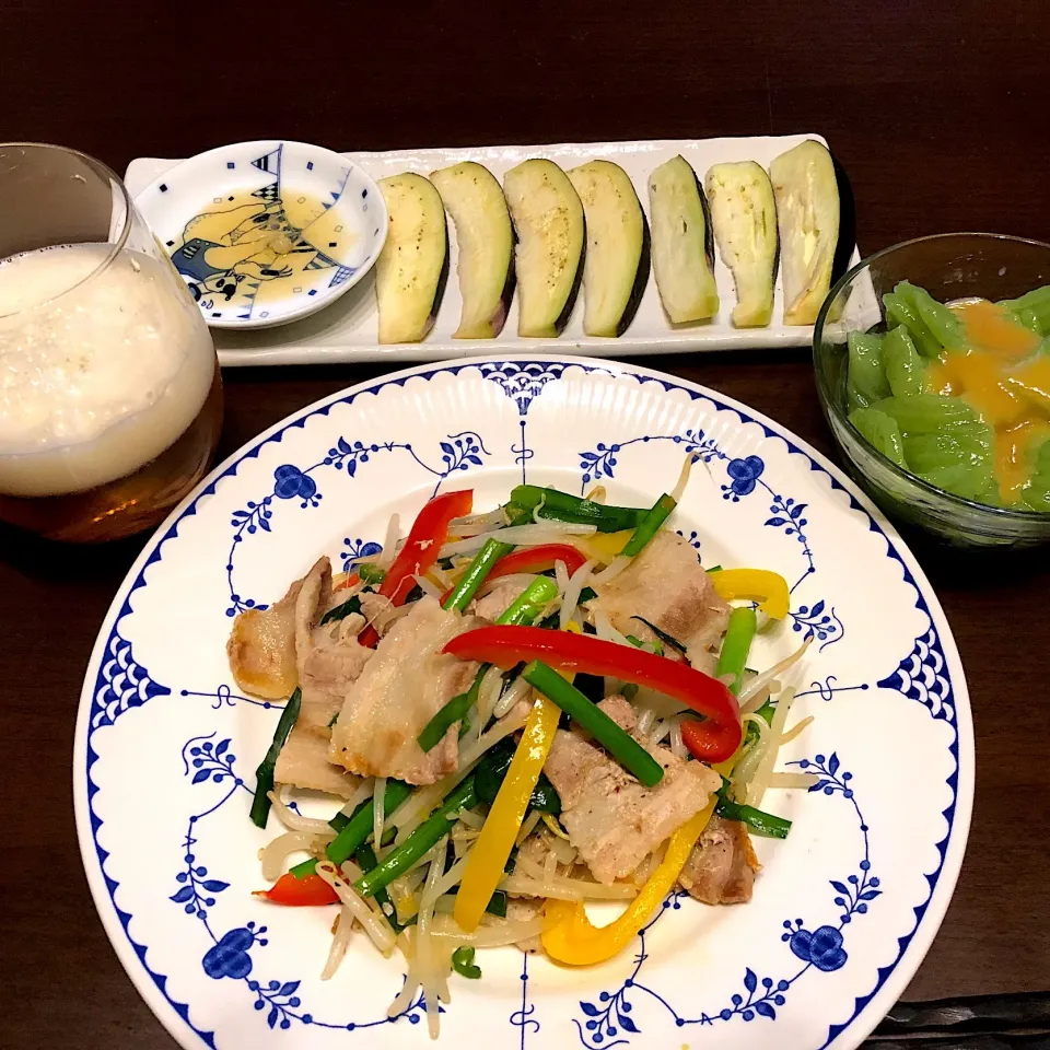 Snapdishの料理写真:日本応援の前に祝杯😊|Jean Nobyさん