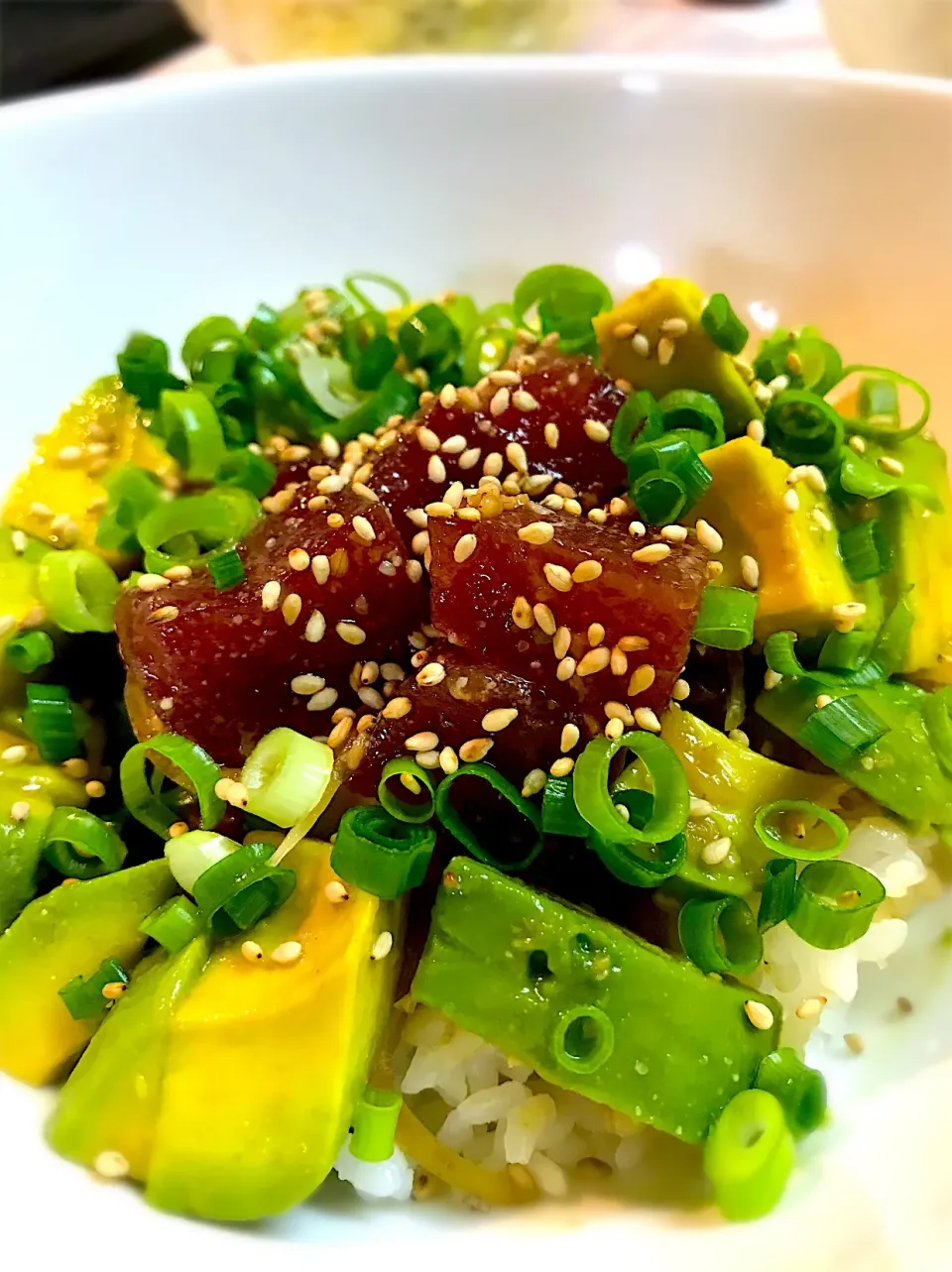 メキシコ産アボカドを使ってポキ丼❤️|どむんさん