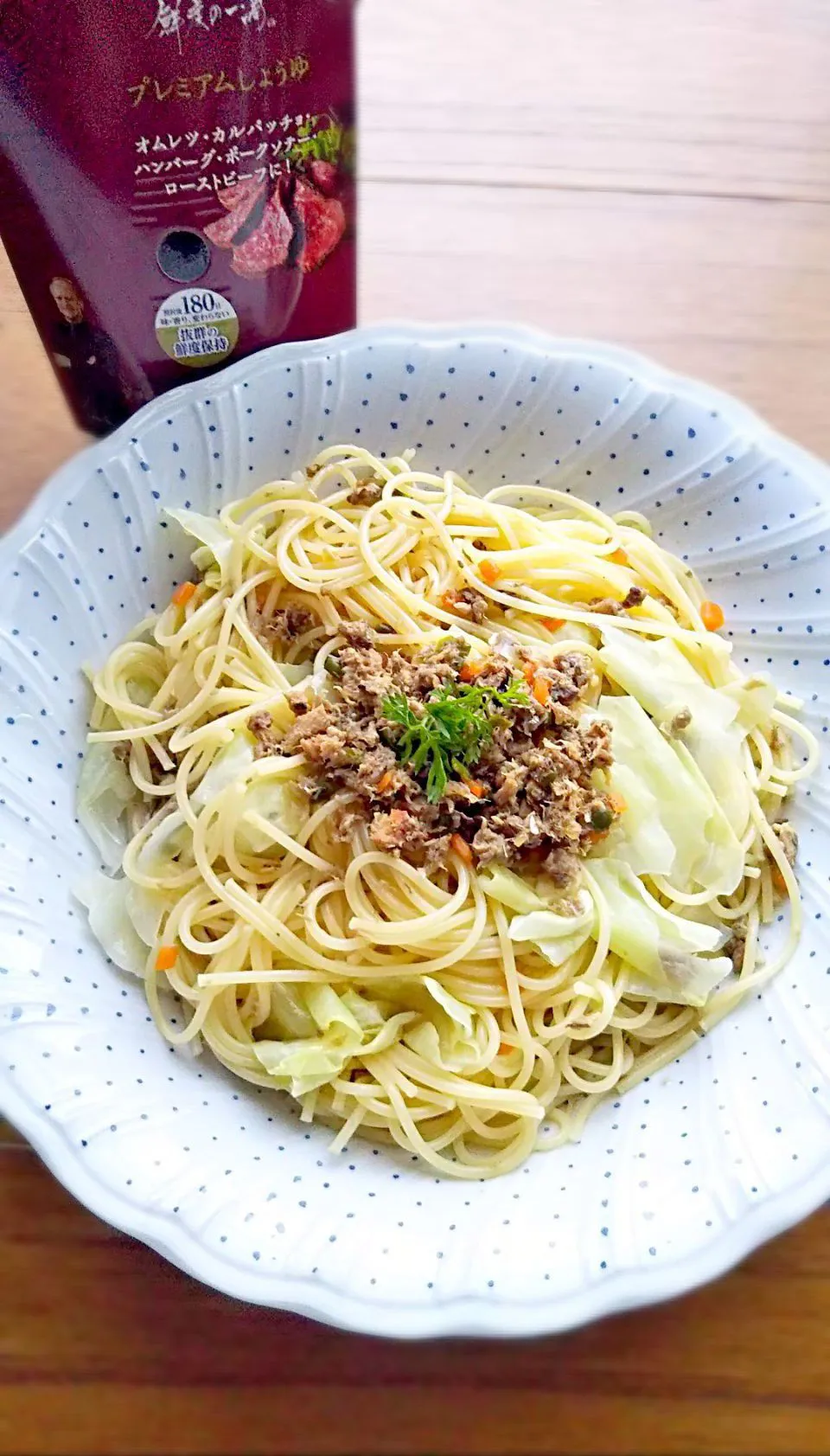 Snapdishの料理写真:鯖缶×パスタdeミックス！【青魚と野菜たっぷりの和風パスタ】|みかんさん