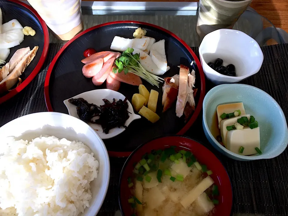 Snapdishの料理写真:今日の男前美容師朝食2018年6月25日|Booパパさん