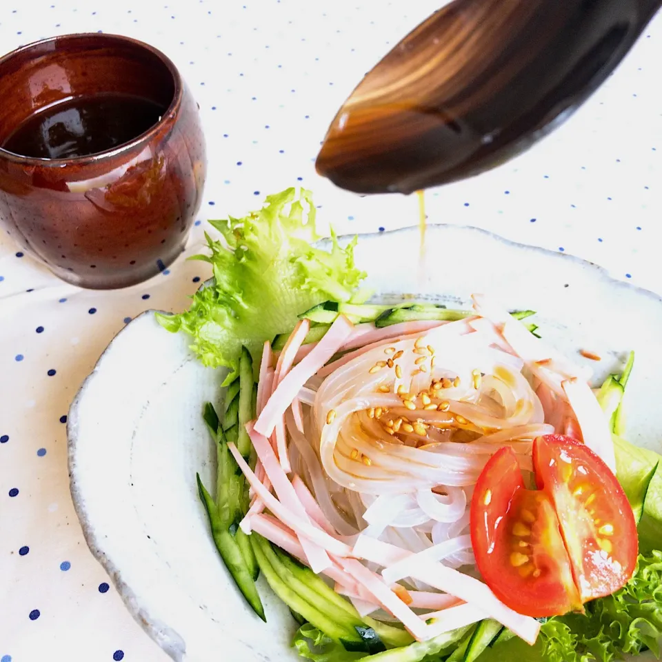 Snapdishの料理写真:生マロニーの中華サラダ🥗|hari-co ＊ はりこさん