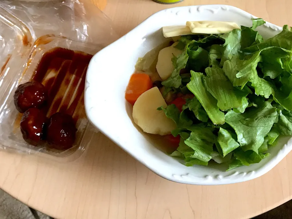 Snapdishの料理写真:6月25日昼食|ばぁさんさん