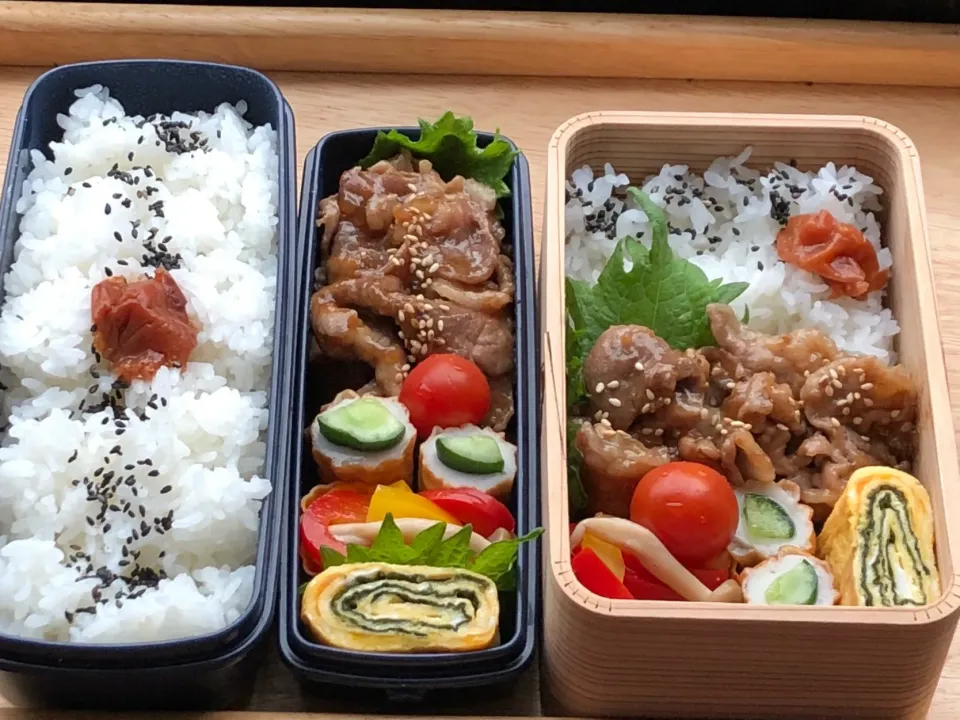 豚の生姜焼き 弁当|弁当 備忘録さん