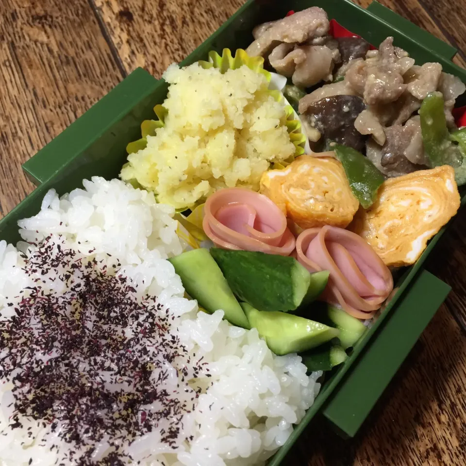 Snapdishの料理写真:2018.6.26  息子の弁当|miharu♡さん