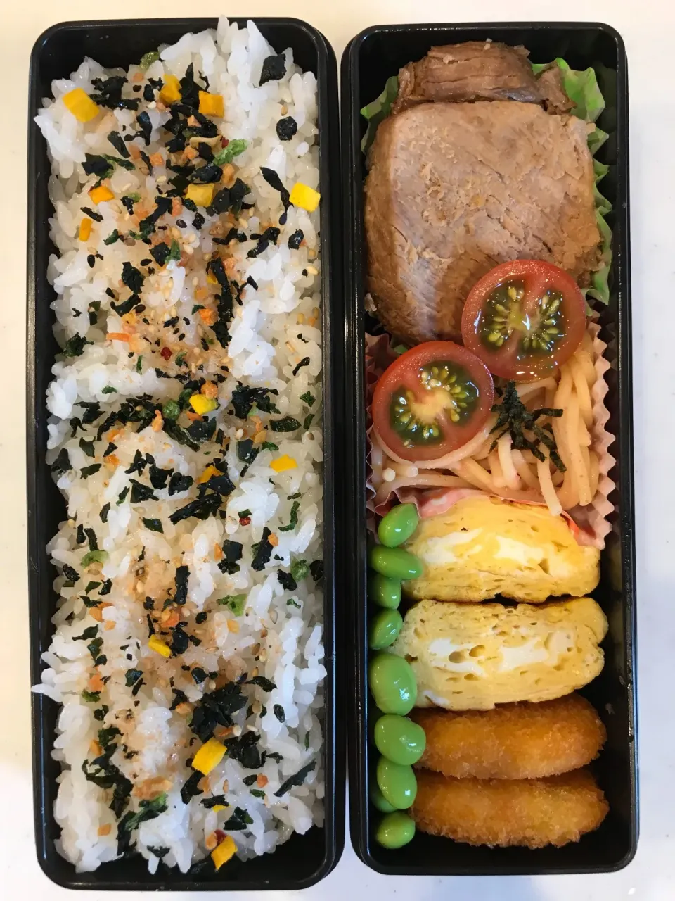 Snapdishの料理写真:2018.6.26 (火) 旦那様のお弁当🍱|あっきーよさん