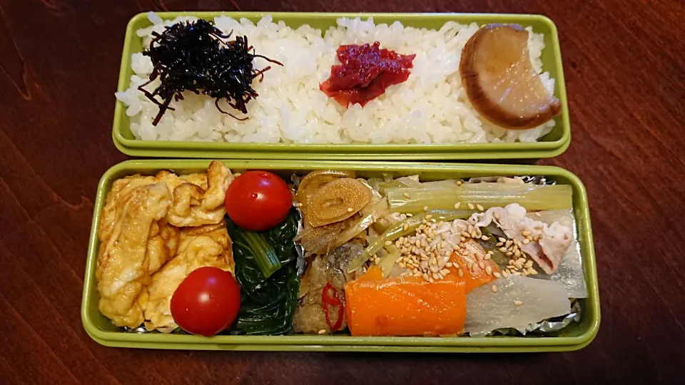 Snapdishの料理写真:豚しゃぶ弁当
 #今日のお弁当|りょーさん