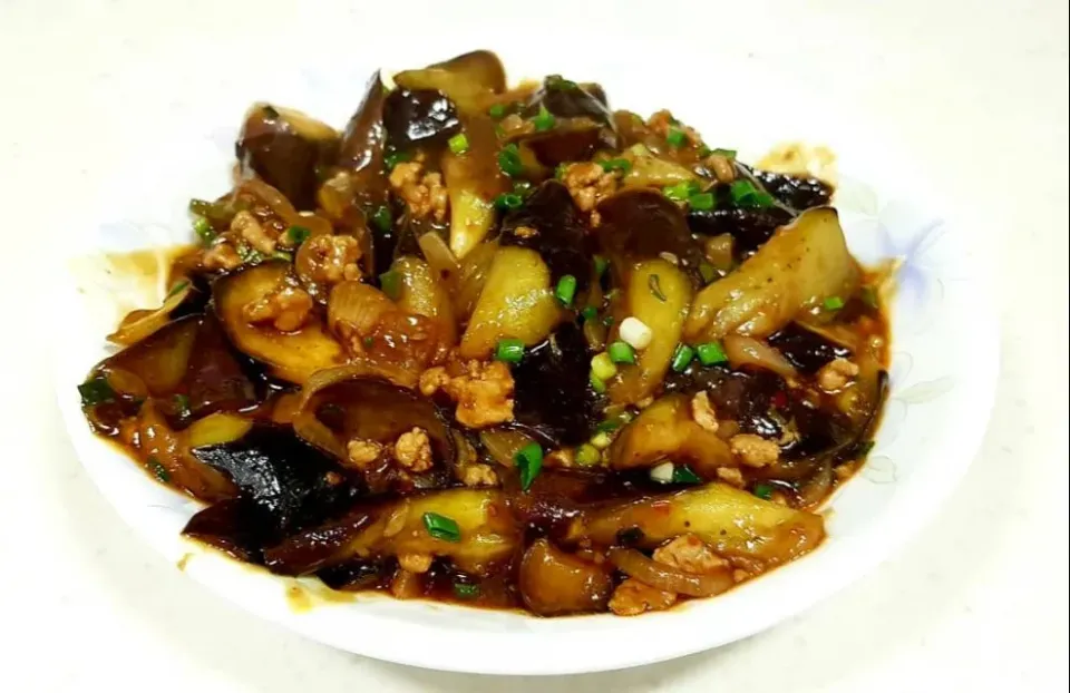 saute spicy eggplants|steven z.y.さん