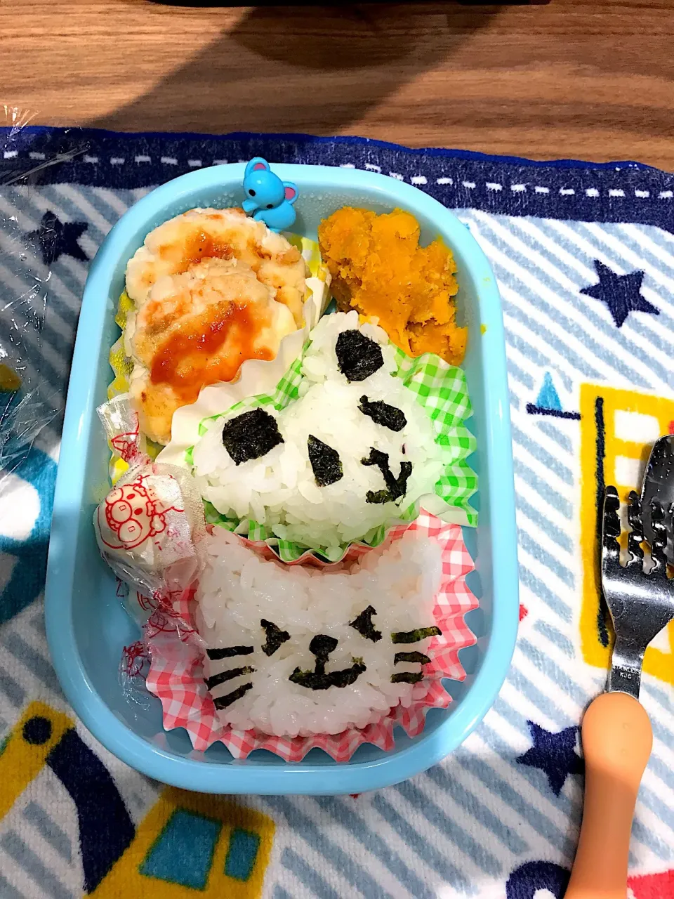 Snapdishの料理写真:息子キャラ弁( ^ω^ )❤️新米ママ(^^)|ゆきちんさん