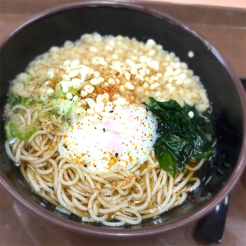 学食で蕎麦|hoppycowさん