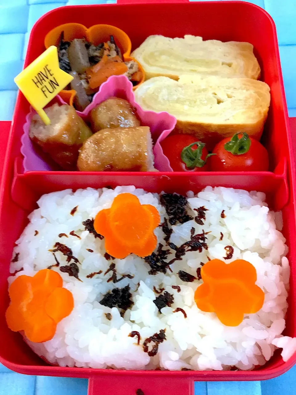 今日のお弁当 #娘のお弁当  #お弁当  #lunchbox  #中学生弁当  #🍱|かれんさん