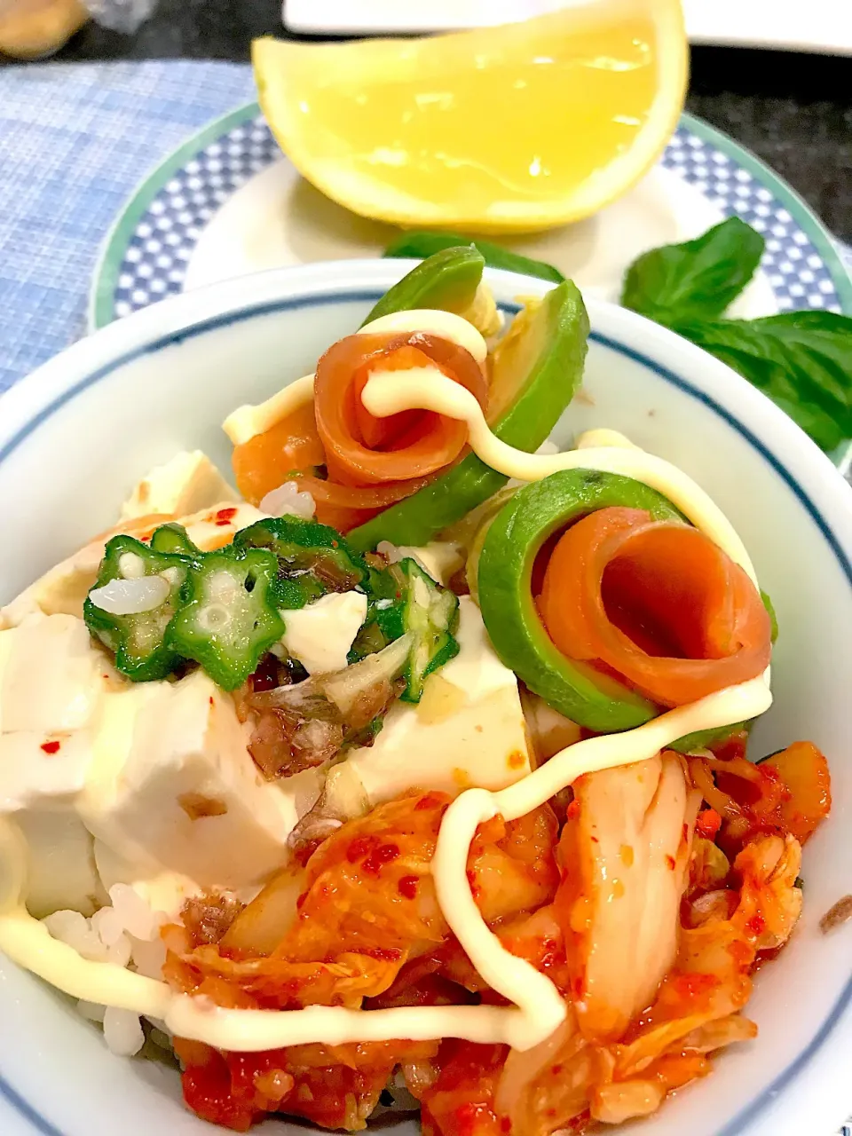 ご飯乗っけ奴とサラダのコラボ🥗|シュトママさん