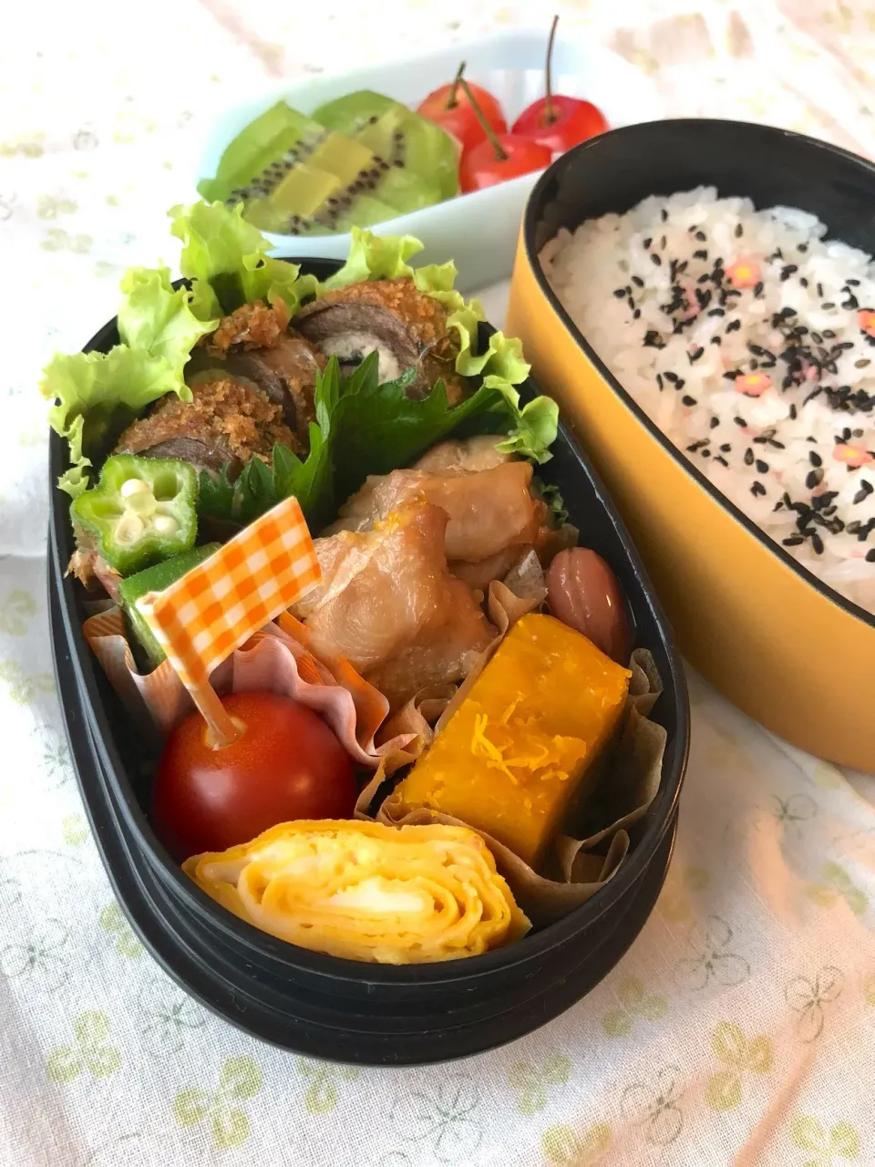 いわしの梅しそ巻きフライ弁当|Sakikoさん