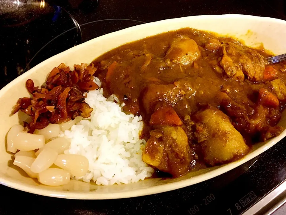 自炊 チキンカレー。|酒肴菜 kun                          自 2018.5.1さん