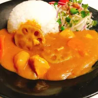 Snapdishの料理写真:蓮根カレー|Ｋさん