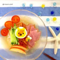 Snapdishの料理写真:生マロニーでサッパリサラダ冷麺