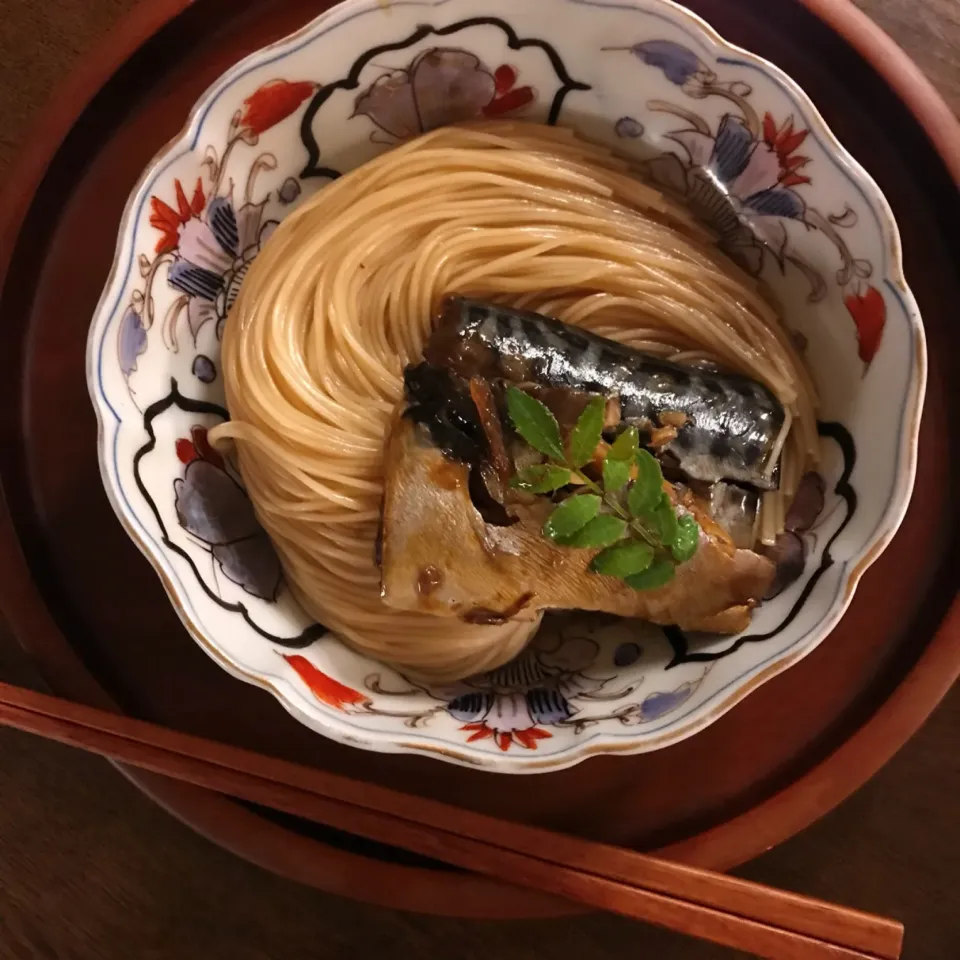 Snapdishの料理写真:鯖そうめん|kayoさん