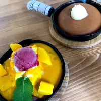 ミツバチガーデンカフェ
スノーハニーパンケーキ
アップルマンゴーパンケーキ|kumapoohさん