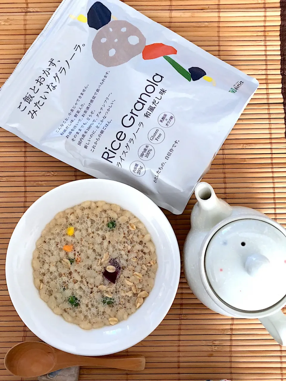 ライスグラノーラ 和風だし味のお茶漬け風|ブー吉さん
