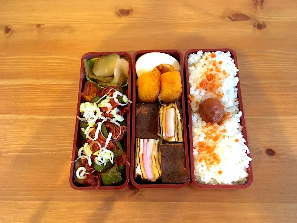 Snapdishの料理写真:回鍋肉弁当|Emi Mikadoさん