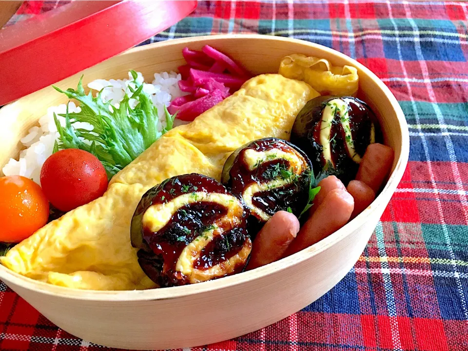 Snapdishの料理写真:2018.6.28オムキャベ弁当|マム🌹Japanese momさん