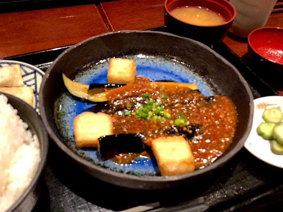 【日替】麻婆茄子豆腐を頂きました。|momongatomoさん